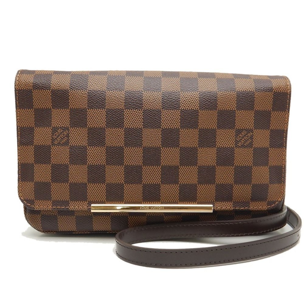 Louis Vuitton Damier Hoxton PM Shoulder Bag Brown
